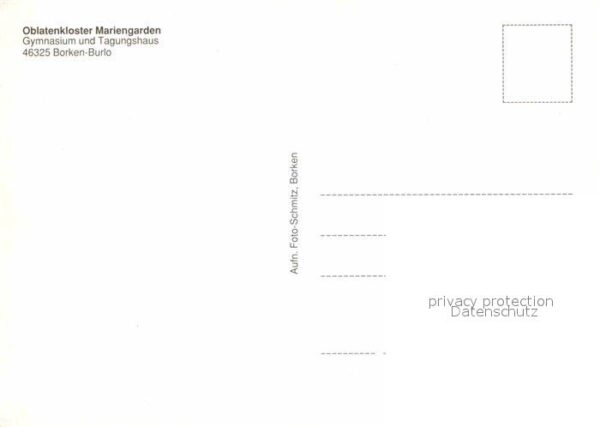 Burlo Oblatenkloster Mariengarden Gymnasium T – Bild 2