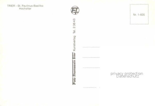 Trier St Paulinus Basilika Hochaltar – Bild 2