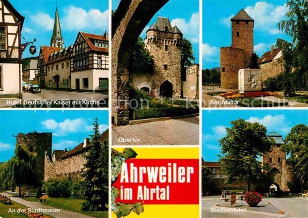 Ahrweiler Ahr Hotel Deutscher Kaiser Kirche Obertor A
