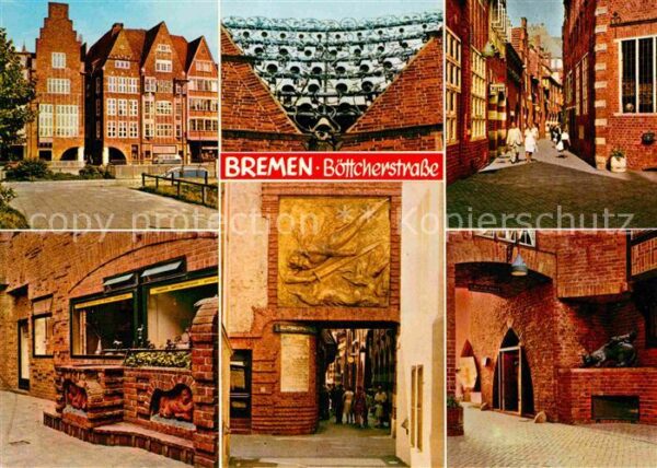 Bremen Böttcherstrasse Glockenspiel Petrusplat
