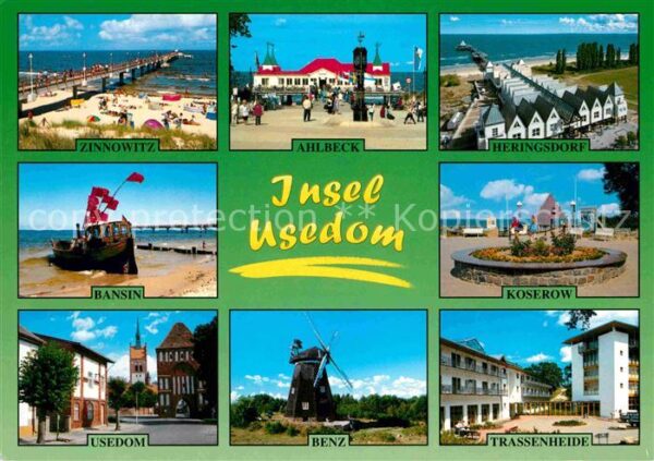 Insel Usedom Zinnowitz Ahlbeck Heringsdorf Koserow B