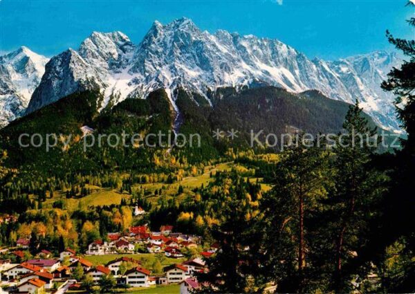 Grainau Panorama Zugspitzdorf Alpspitze Waxenst