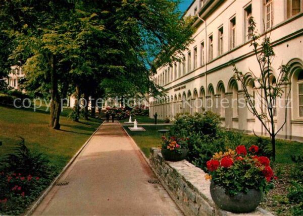 Bad Schwalbach Kohlensäure Stahlbad Kurhaus Park Prome