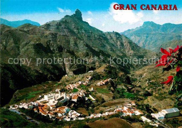 Tejeda Vista general Roque Bentaiga