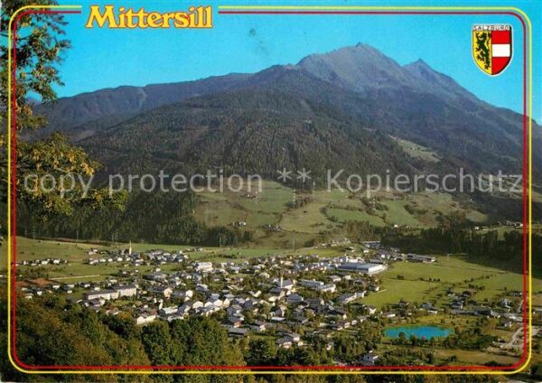 Mittersill Oberpinzgau Gesamtansicht mit Alpenpanorama