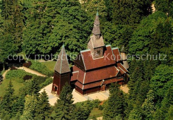 Hahnenklee-Bockswiese Harz Nordische Stabkirche erbaut Anfang 20.