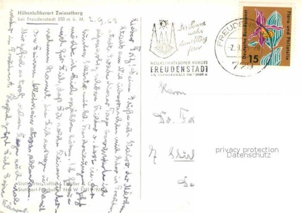 Zwieselberg Freudenstadt Höhenluftkurort Schwarzwald Fliegeraufn – Bild 2