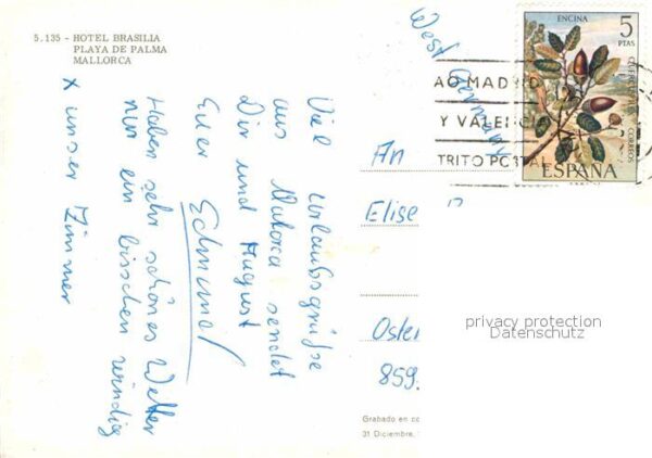 Palma de Mallorca Hotel Brasilia Playa vista aerea – Bild 2