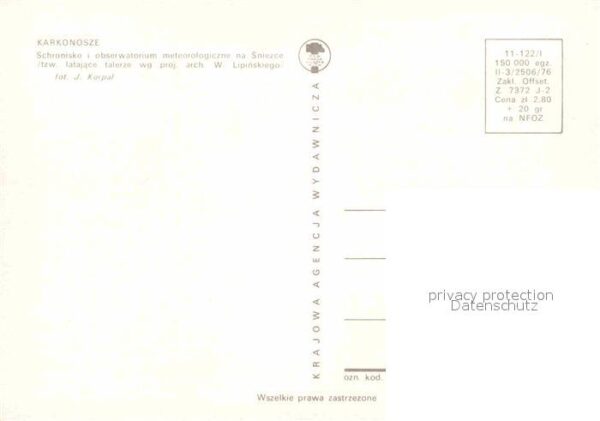 Karkonosze Schroniske i obserwatorium meteorologic – Bild 2