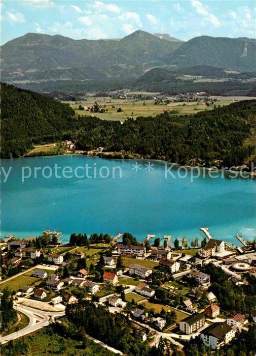 Seelach Klopeinersee Alpenpanorama Fliegeraufnahme