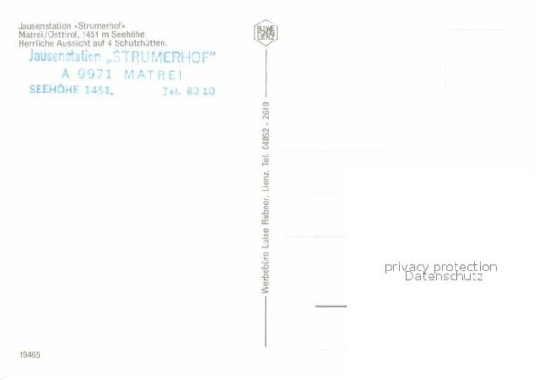 Matrei Osttirol Jausenstation Strumerhof Alpen – Bild 2