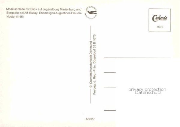 Bullay Mosel Moselschleife Jugendburg Marienburg Ber – Bild 2