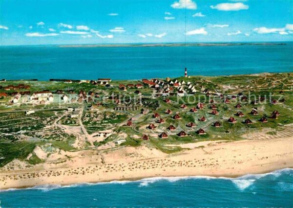 Hoernum Sylt mit Kurstrand Nordseeinsel Fliegeraufna