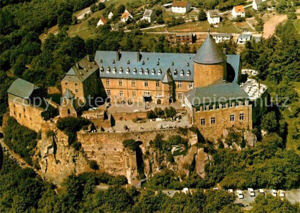 Waldeck Edersee Schloss Fliegeraufnahme