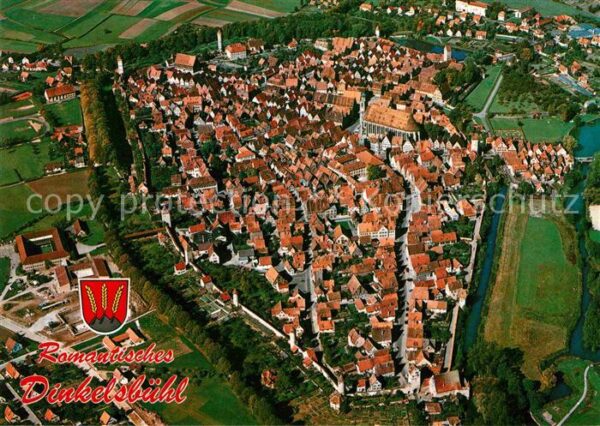 Dinkelsbuehl 1000jährige Stadt Altstadt Fliegeraufna
