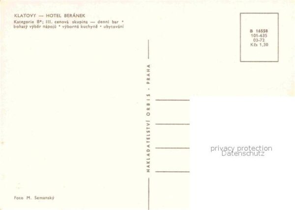 Klatovy Hotel Beranek Restaurant – Bild 2