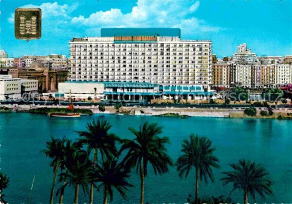 Cairo Egypt The Nile and Hilton Hotel