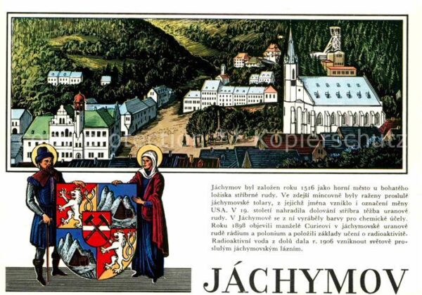 Jachymov Historicke jadro Historische Kern Künst