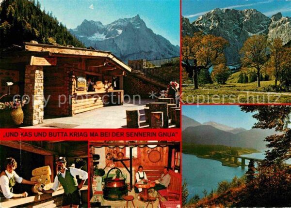 Eng Karwendel Jausenstation Kofler Senner Käse Alpenp