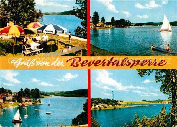 Hueckeswagen Bevertalsperre Zeltplatz Gaststätte Seg