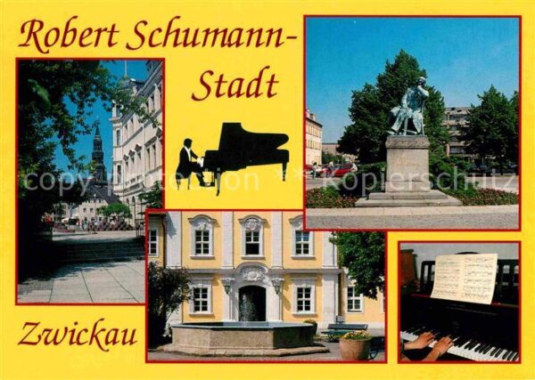 Zwickau Sachsen Dom Dünnebierhaus Robert Schumann Denkm