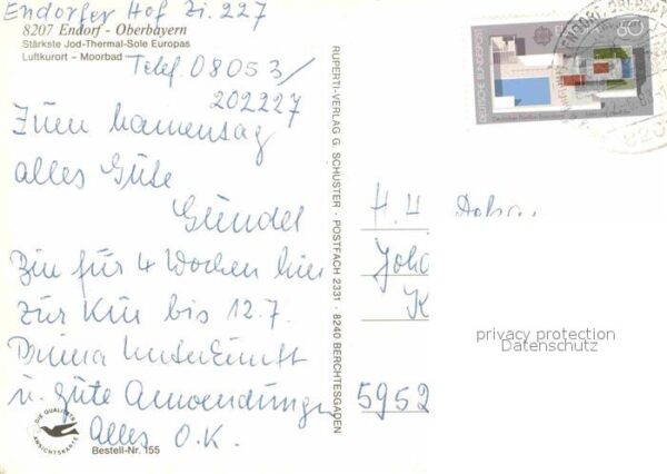 Bad Endorf Jod Thermalbad Kurklinik Luftkurort Moo – Bild 2