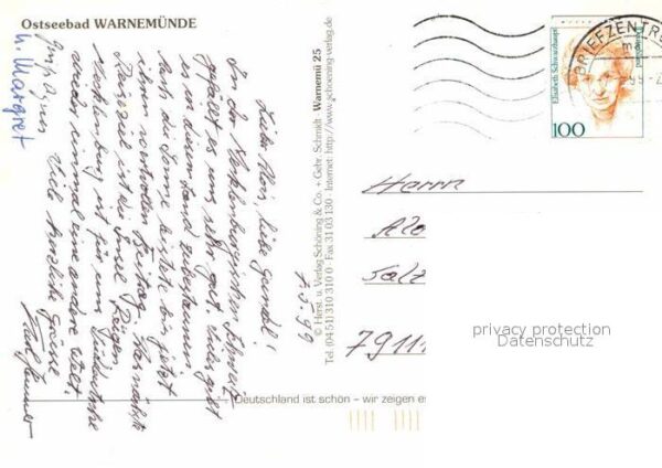 Warnemuende Ostseebad Promenade Hotel Neptun Kirche Alter Str – Bild 2