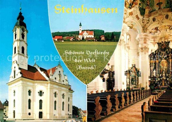 Steinhausen Bad Schussenried Wallfahrtskirche Barock Erbauer Dominik