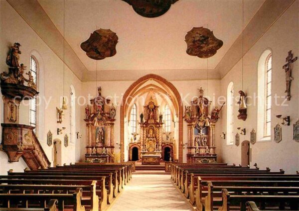Harmersbach Wallfahrtskirche Maria zu den Ketten Ka