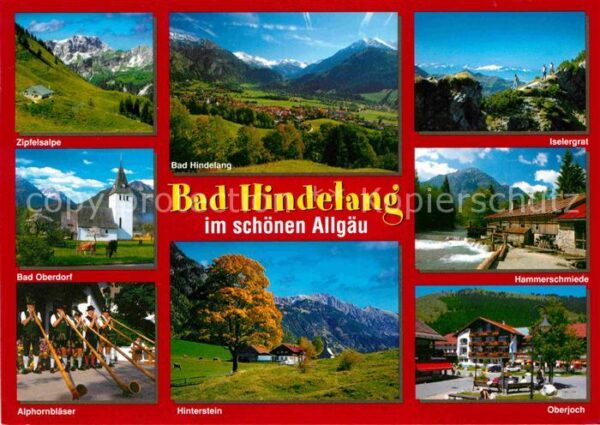 Bad Hindelang Zipfelsalpe Panorama Allgäuer Alpen Ise