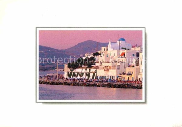 Paros Ansicht vom Meer aus