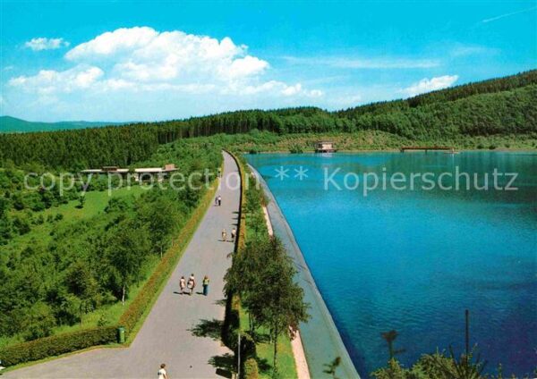 Biggesee Uferpromenade Stausee Talsperre