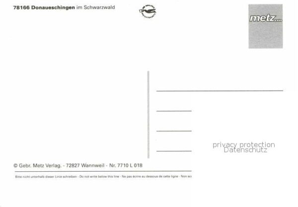 Donaueschingen Schloss Park Donau Landschaftspanorama – Bild 2