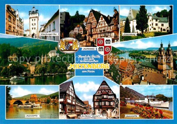 Miltenberg Main Würzburger Tor Marktplatz Fachwerkhäuse