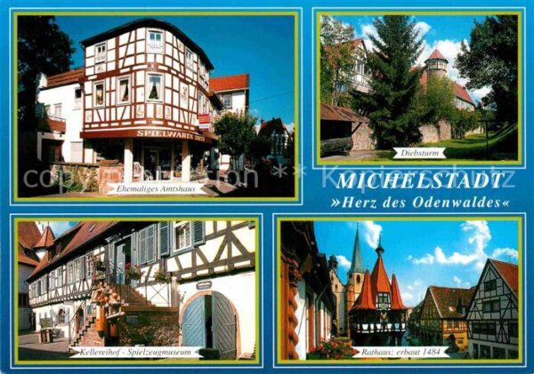 Michelstadt Ehemaliges Amtshaus Fachwerk Diebsturm