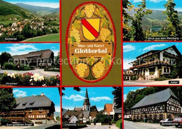 Glottertal Panorama Weinberg Hotels Restaurants Fa