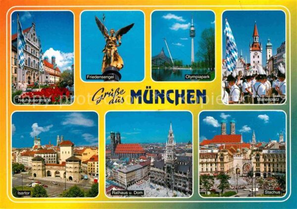 Muenchen Neuhauserstrasse Friedensengel Olympiap