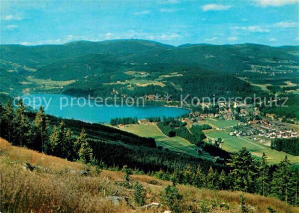 Titisee Landschaftspanorama mit Feldberg Schwar