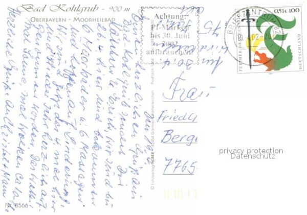 Bad Kohlgrub Ortsansicht mit Alpenpanorama Haus des – Bild 2