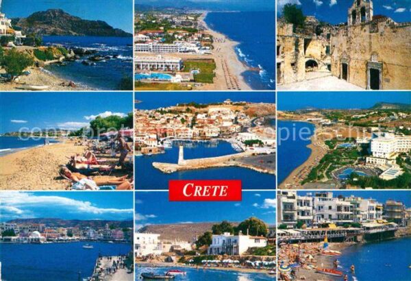 Crete Kreta Küstenorte Strand Hafen
