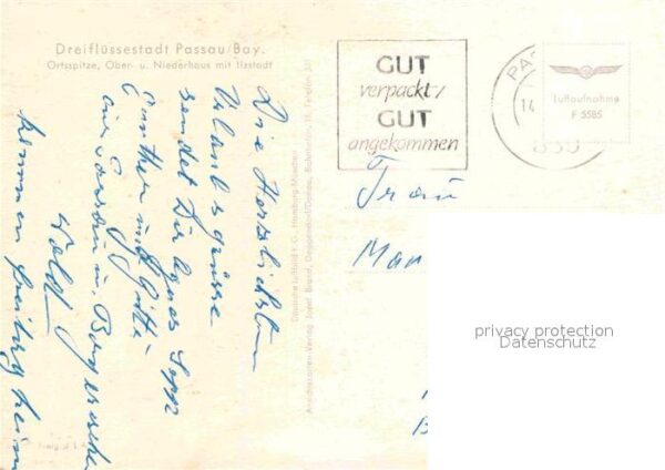 Passau Dreiflüssestadt Ortsspitze Oberhaus Nie – Bild 2