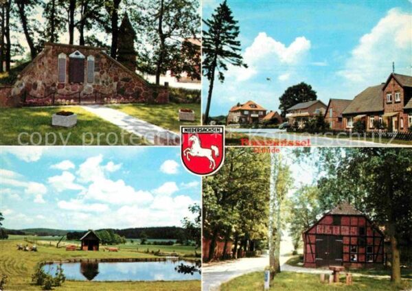 Pommoissel Göhrde Dorfmotiv Landschaftspanorama Ge