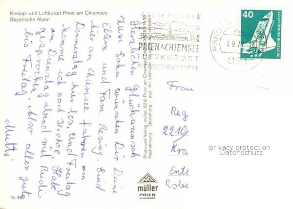 Prien Chiemsee Hotel Wagner Kneipp Kurhaus Schwimmbad – Bild 2