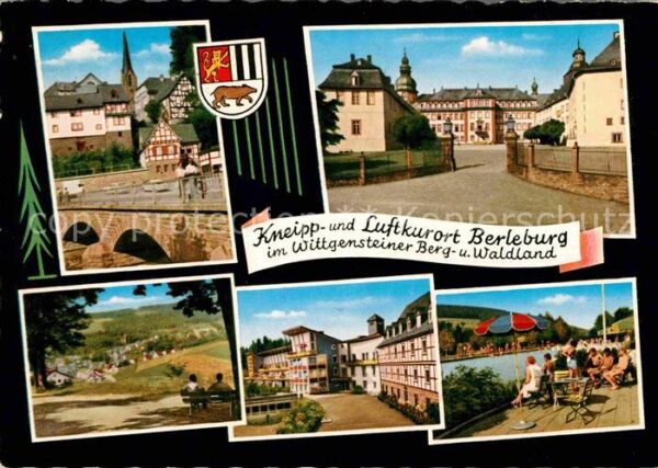 Berleburg Bad Teilansichten Kneipp Luftkurort