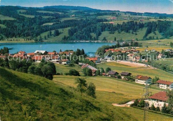Buehl Alpsee Panorama mit Jugendkurheim St Michael