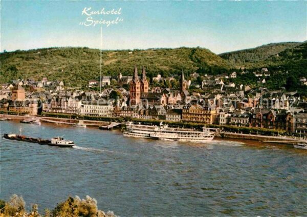 Boppard Rhein Rheinterrassen Kurhotel Spiegel Frachtk
