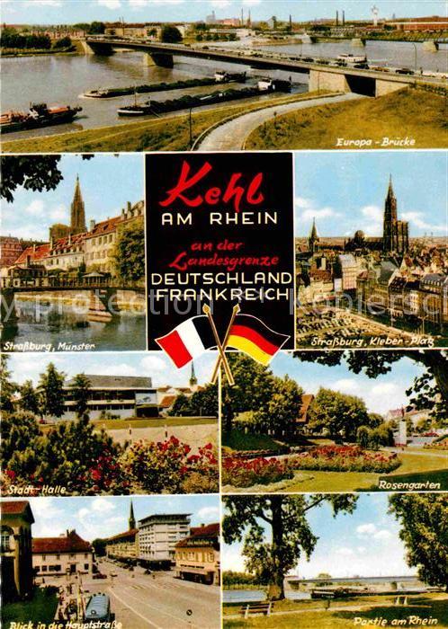 Kehl Rhein Europabrücke Stadthalle Rosengarten Hau