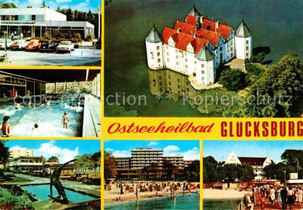 Gluecksburg Ostseebad Meerwasserhallenbad Badestrand Hotel In