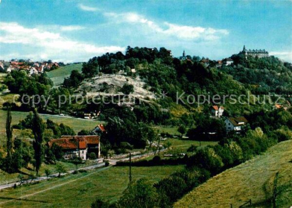 Reitzenhagen Bad Wildungen Panorama Blick auf Schloss Friedrichste