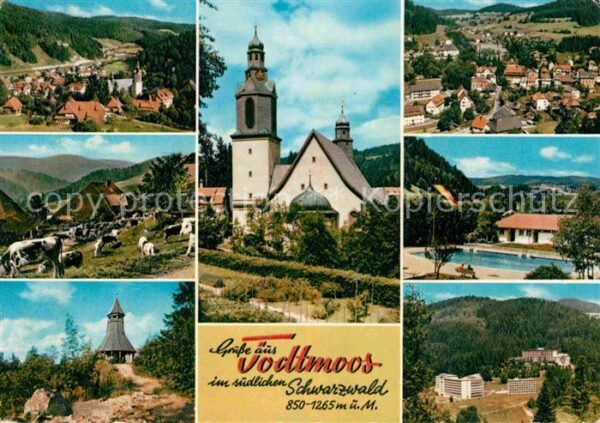 Todtmoos Teilansichten Kirche Kapelle Schwimmbad